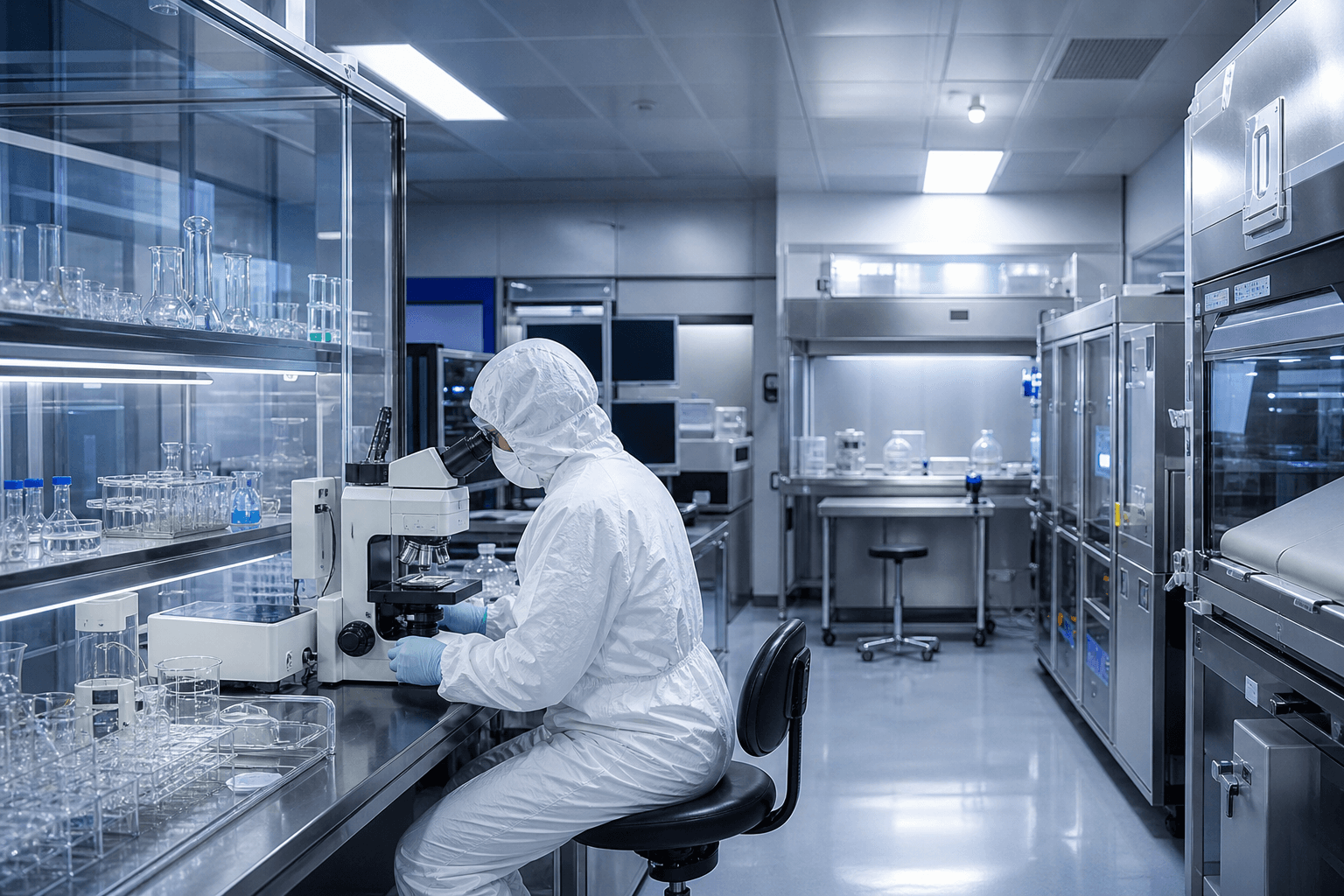 Biosafety-focused laboratory work for Research institutes