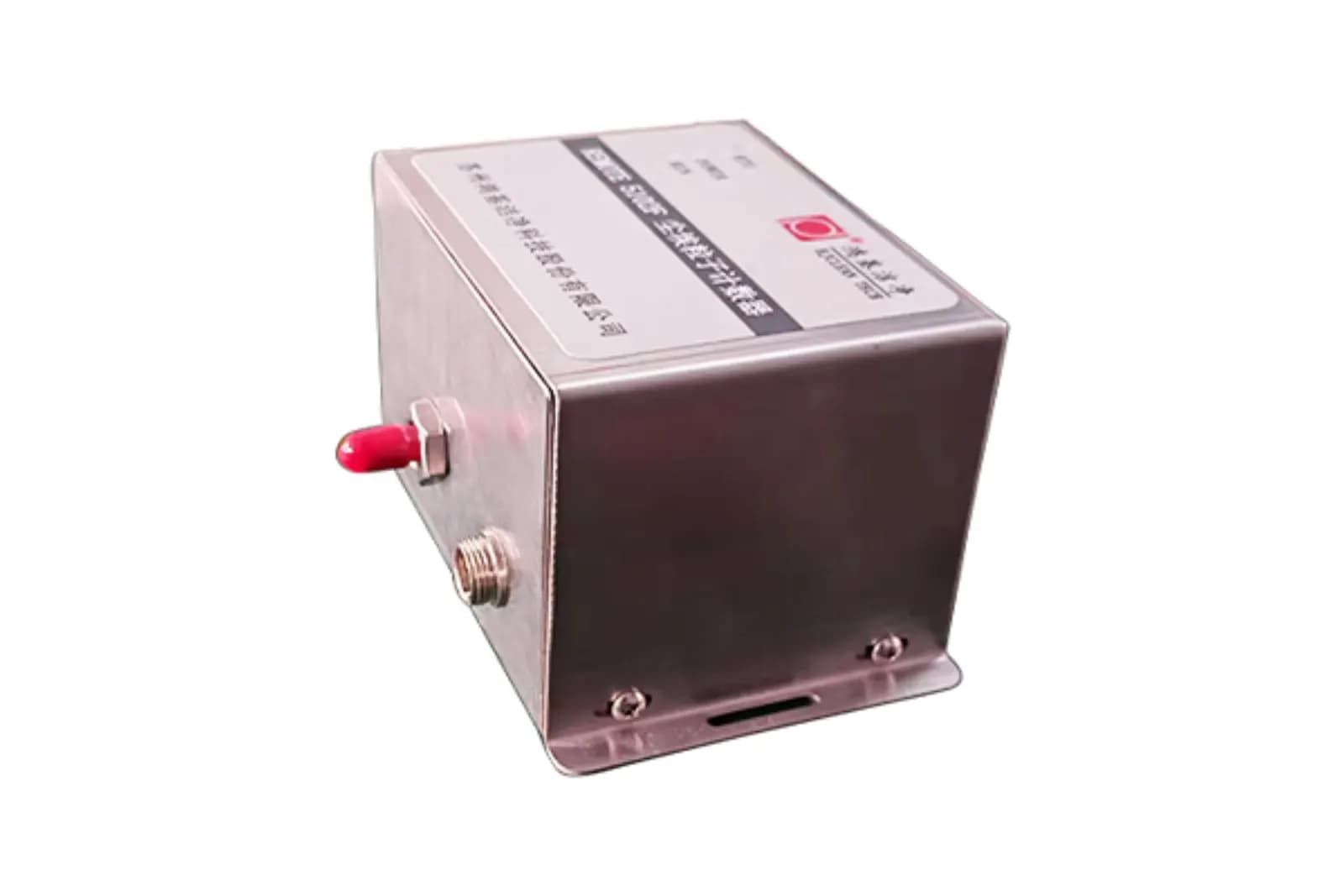 Portable airborne particle counter with touchscreen